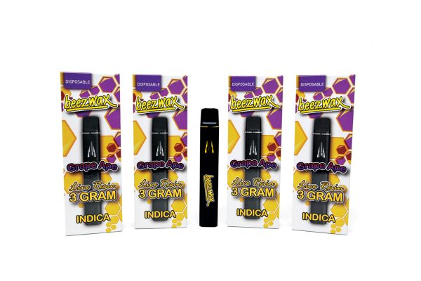 3 Gram THC Disposable Grape Ape - Image 2