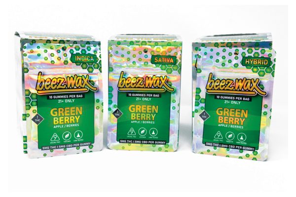 Holographic Green Berry THC Gummies - Image 9