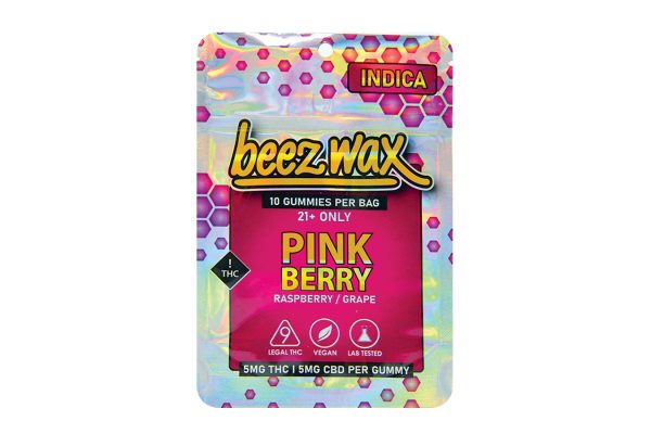 Holographic Pink Berry THC Gummies - Image 6