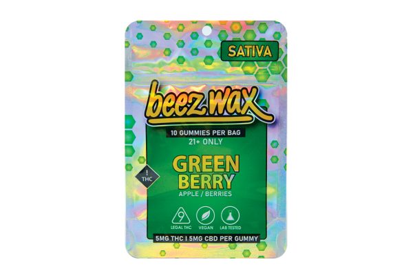 Holographic Green Berry THC Gummies - Image 8