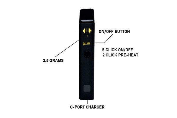 2.5 Gram THC Disposable Sour Diesel - Image 5