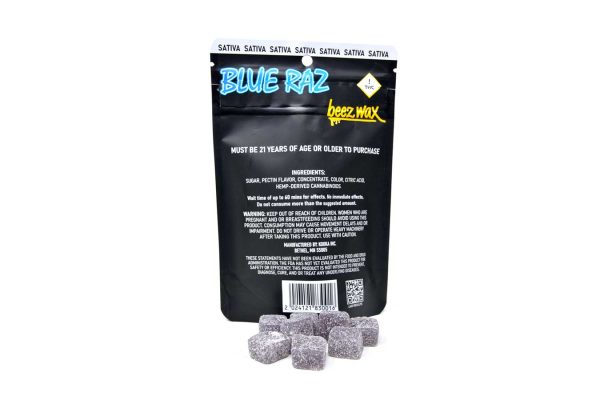 50MG THC Infused Blue Raz Gummies - Image 7