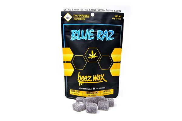 50MG THC Infused Blue Raz Gummies - Image 6