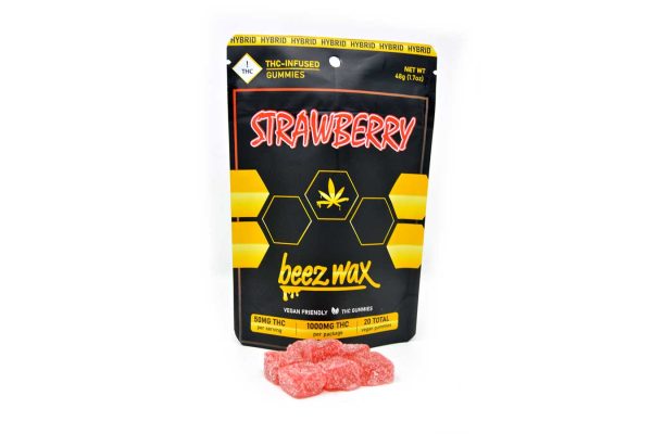 50MG THC Infused Strawberry Gummies - Image 2