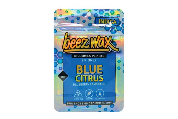 Holographic Blue Citrus THC Gummies - Image 2