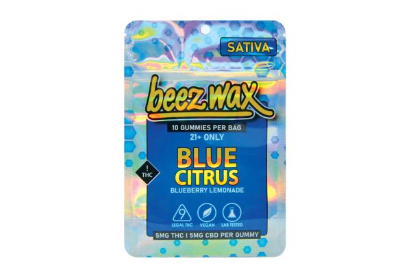 Holographic Blue Citrus THC Gummies - Image 7