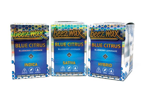 Holographic Blue Citrus THC Gummies - Image 9